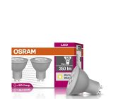 OSRAM LED-Reflektorlampe GU10 Retrofit PAR16 50 Watt Warmweiß 2er Pack