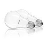 OSRAM LED-Lampe E27 Classic A / 8.5W - 60 Watt-Ersatz, LED Birne als Kolbenlampe / matt, warmweiß - 2700K, 2Stück.R2.F37.6842 