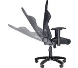 Speedlink B-Ware REGGER Gaming Chair Stuhl (Kunstleder und Kunstwildleder, Rückenlehnenhöhe: ca. 81 cm) schwarz