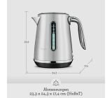 Sage the Soft Top Luxe Geräuchertes 1,7 Liter Edelstahl Wasserkocher