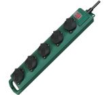 Brennenstuhl Super-Solid Garten-Steckdosenverteiler 5-fach Steckdosenleiste Grün