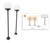 Philips myGarden Blossom LED Wegeleuchte 2-flammig Anthrazit