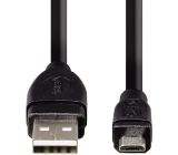 Hama Mikro USB Kabel 2.0 USB Kabel für Tablet Handy Laptop Smartwatch 
