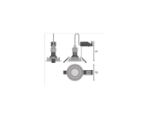 Ledvance LED 8,3W  Einbaustrahler GU10 Dimmbar LED Spot Strahler Einbauleuchte  