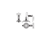 Ledvance LED Einbaustrahler 8,3W GU10 Einbauleuchte 36°