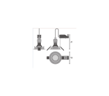 Ledvance LED Einbaustrahler 8,3W GU10 Einbauleuchte 36°