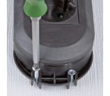 Hama 6-Fach Steckdosenleiste mit Schalter Mehrfachsteckdose Wandmontage 3m Schwarz Rund 