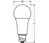 Osram E27 LED Lampe Glühbirne Leuchtmittel150W Warmweiß [2ER]