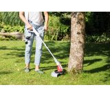  IKRA Elektro Rasentrimmer Grastrimmer Freischneider Doppelfaden 600 W