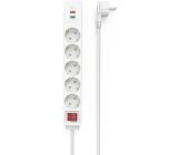 Hama 5-Fach Steckdosenleiste mit USB-A und USB-C Anschluss mit Schalter
