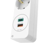 Hama 5-Fach Steckdosenleiste mit USB-A und USB-C Anschluss mit Schalter