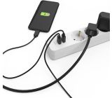 Hama 5-Fach Steckdosenleiste mit USB-A und USB-C Anschluss mit Schalter