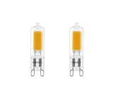 OSRAM LED Base PIN Sockel G9 Stiftsockellampe Warmweiß 20W Klar [2er]