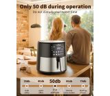 Askyors Heißluftfritteuse 8L XXL Airfryer Friteuse für 6-8 Personen 