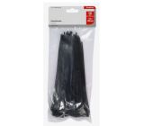 Vivanco 100 Stück Kabelbinder 4,6 / 200 mm 3 Verschiedenen Längen Schwarz