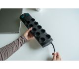 Brennenstuhl Primera-Line Steckdosenleiste 10-Fach Mehrfachsteckdose 