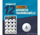 JOOLA Advanced Training Tischtennisbälle [12ER PACK]