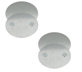Brennenstuhl BR 1000 Magnet Montageplatte für Rauchmelder Magnethalter [2er Pack]
