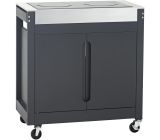 Barbecook Induktion Kochfeld Outdoor Küche  schwarz  84x45x90 cm