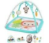 Bright Starts Safari Spielmatte Krabbeldecke mit 5 Spielzeuge