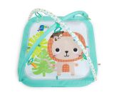 Bright Starts Safari Spielmatte Krabbeldecke mit 5 Spielzeuge