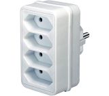 Brennenstuhl 4-Fach Steckdosenadapter Mehrfachsteckdose  