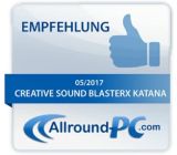 Creative Sound BlasterX Katana Lautsprecher Kabellos für PC [B-WARE]
