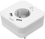 Hama LED Nachtlicht Steckdose mit 2 USB Anschluss 