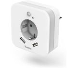 Hama LED Nachtlicht Steckdose mit 2 USB Anschluss 