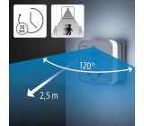 Hama LED Nachtlicht Steckdose mit 2 USB Anschluss 