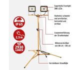 Brennenstuhl Doppel LED Fluter Baustrahler 2x LED mit Stativ Strahler 