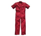 DICKIES  Overall Arbeitskleidung Arbeitsoverall Hose Kurzarm Rot-L
