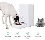 Dogness Futterautomat Futterspender Katze Hund 3kg Futter LED Eingebautes Mikrofon 