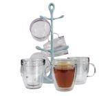Bodum Tassenhalter Becherbaum mit 6x Bechern 0.34L 