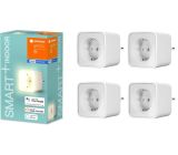 LEDVANCE SMART+ NIGHTLIGHT PLUG mit Bluetooth Steckdose und Nachtlicht [4er-Pack] 