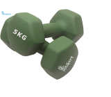 Fidusport Dumbbell Set Neopren Gusseisenkern  2er Set (2x2kg -Orange)