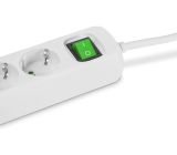 Hama 3-Fach Steckdosenleiste mit Schalter Steckerleiste Winkelstecker1,4m 