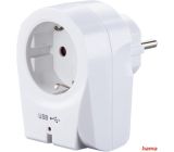 Hama Steckdosenadapter mit 2x USB Steckdose Ladegeräte