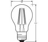 OSRAM LED E27 Glühbirne Dimmbar 100W Binnenform Kaltweiß [5ER]