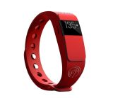 NINETEC Smartfit F2 Fitnesstracker + 3x Ersatz Armband (Blau / Rot / Grün / ORANGE)