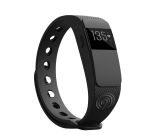 NINETEC Smartfit F2HR Fitnesstracker + 5x Ersatz Armband (Schwarz / Blau / Rot / Grün / ORANGE)