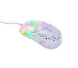 CHERRY XTRFY MZ1 Ultraleichte Gaming Maus mit RGB-Beleuchtung Weiß