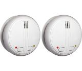 Smartwares Funk Rauchmelder 2er Set Brandmelder Vernetzbar mit Batterien