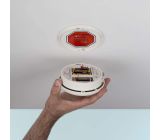 Smartwares Funk Rauchmelder 2er Set Brandmelder Vernetzbar mit Batterien