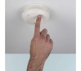 Smartwares Funk Rauchmelder 2er Set Brandmelder Vernetzbar mit Batterien