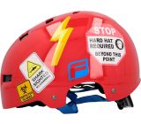 Fischer Fahrradhelm BMX Skater Helm S/M 54-58 Sticky/Rot