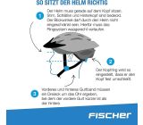 Fischer Fahrradhelm Shadow Schutzhelm S/M Schwarz