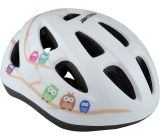 Fischer Fahrradhelm Kinderhelm Radhelm mit Beleuchtung XS-S weiß
