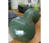 Fidusport Dumbbell Set Gusseisenkern 2er Set (2x5kg -Dunkelgrün) - Hanteln Gewichte
