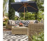 Songmics Sonnenschirm Balkonschrim Terrasenschrim 200x125 cm